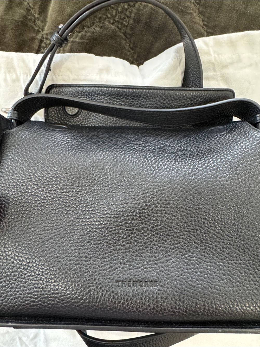 The Horse Black Pebbled Leather Bag - Picture 4 of 6